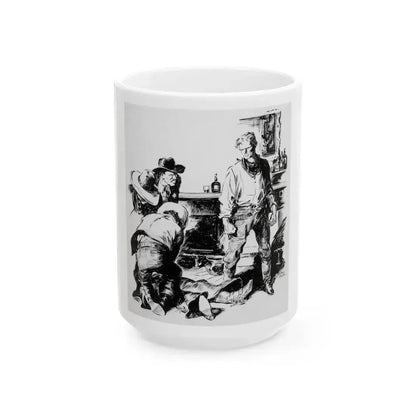 Comanche Kid, Adventure Magazine, 1937 - White Coffee Mug 15oz - Go Mug Yourself