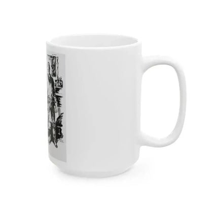 Comanche Kid, Adventure Magazine, 1937 - White Coffee Mug - Go Mug Yourself