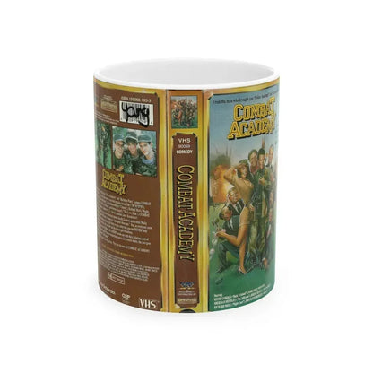 COMBAT ACADEMY (VHS COVER) - White Coffee Mug 11oz - Go Mug Yourself