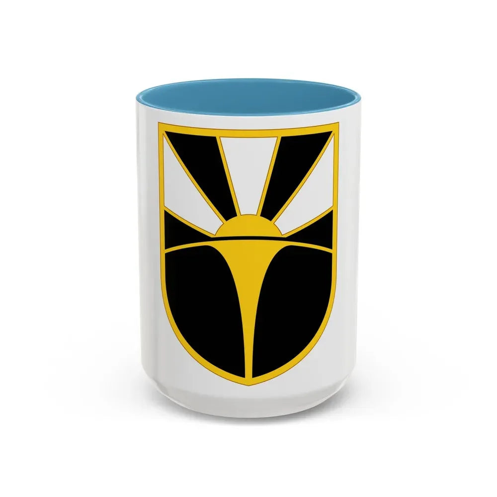 Combat Capabilities Development Command (U.S. Army) Accent Coffee Mug 15oz Light Blue - Go Mug Yourself
