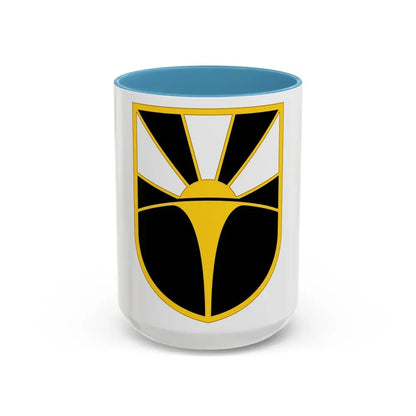 Combat Capabilities Development Command (U.S. Army) Accent Coffee Mug 15oz Light Blue - Go Mug Yourself