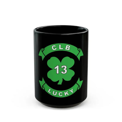Combat Logistics Battalion 13 (USMC) Black Coffee Mug 15oz - Go Mug Yourself