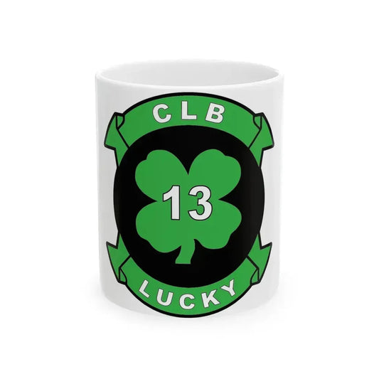 Combat Logistics Battalion 13 (USMC) White Coffee Mug 11oz - Go Mug Yourself