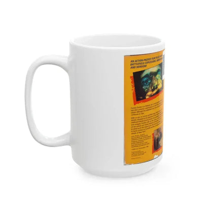 COMBAT SHOCK (VHS COVER) - White Coffee Mug - Go Mug Yourself