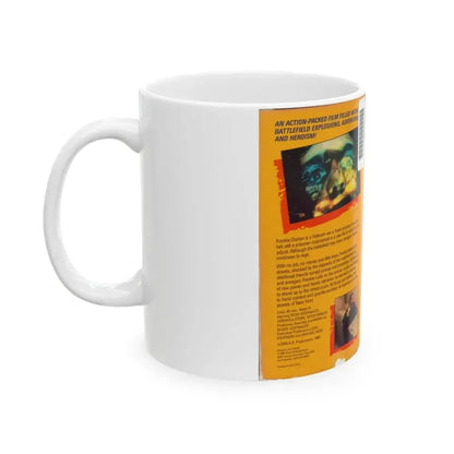 COMBAT SHOCK (VHS COVER) - White Coffee Mug - Go Mug Yourself
