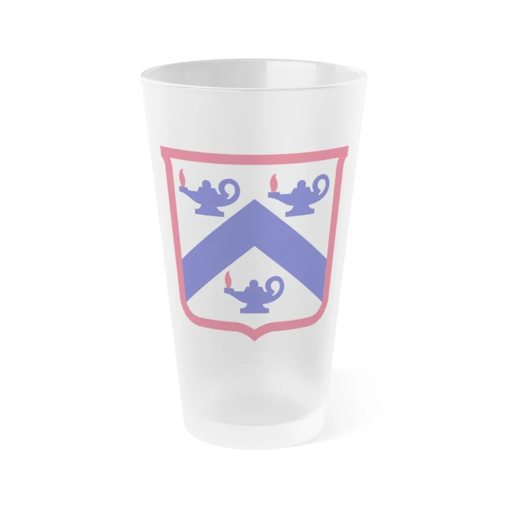 Combined Arms Center and Fort Leavenworth (U.S. Army) Frosted Pint Glass 16oz-Go Mug Yourself