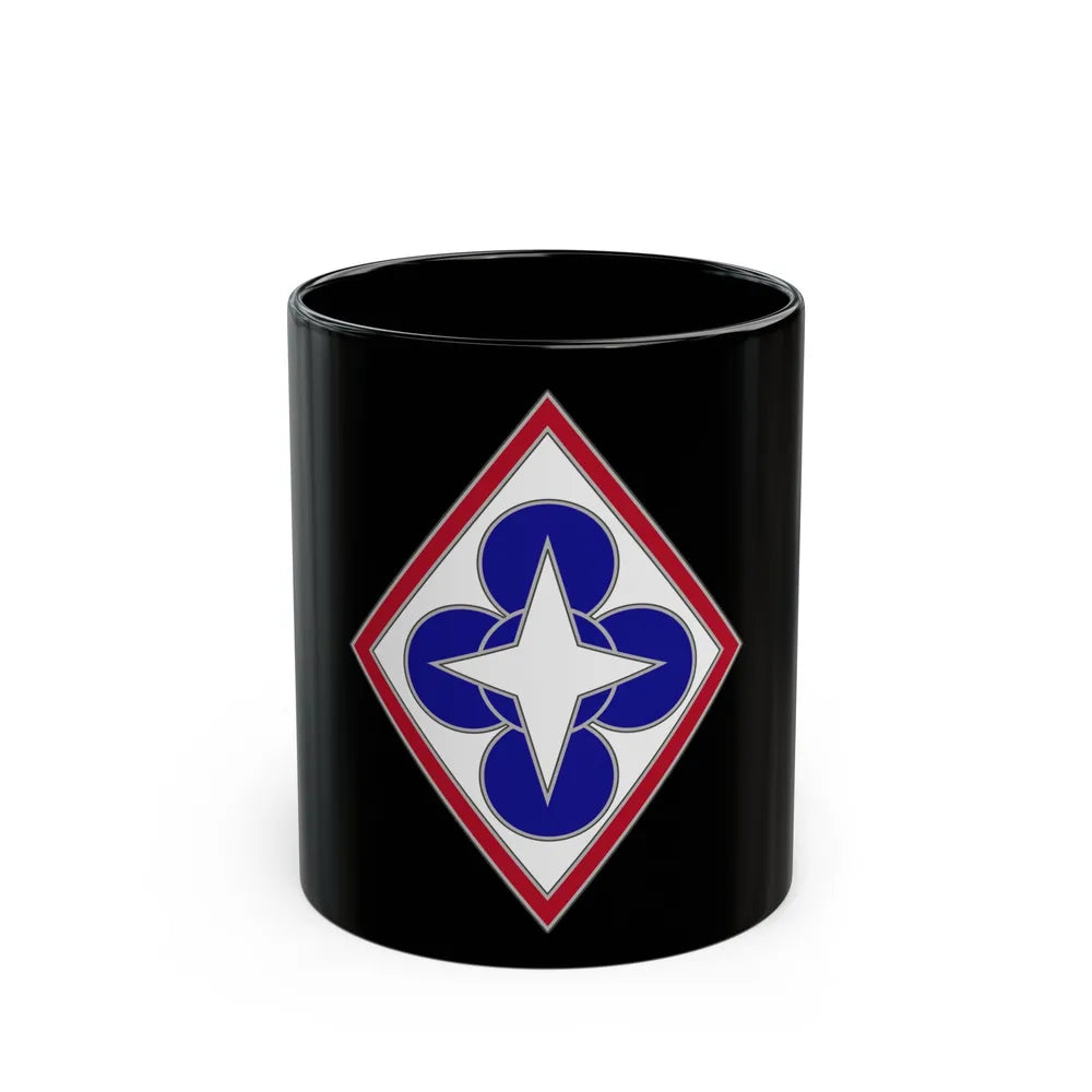 Combined Arms Support Command and Fort Lee (U.S. Army) Black Coffee Mug-11oz-Go Mug Yourself