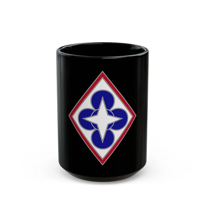 Combined Arms Support Command and Fort Lee (U.S. Army) Black Coffee Mug-15oz-Go Mug Yourself