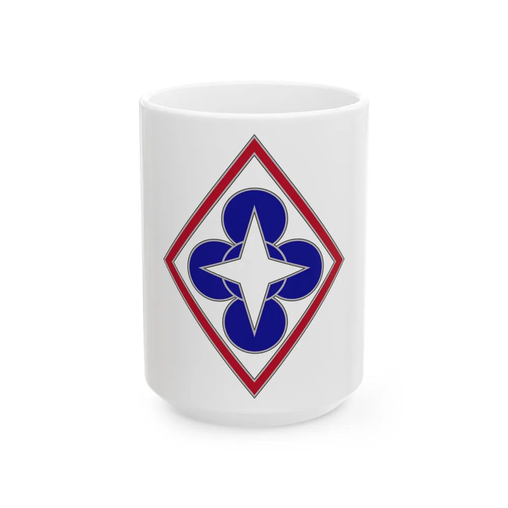 Combined Arms Support Command and Fort Lee (U.S. Army) White Coffee Mug-15oz-Go Mug Yourself