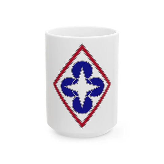 Combined Arms Support Command and Fort Lee (U.S. Army) White Coffee Mug-15oz-Go Mug Yourself