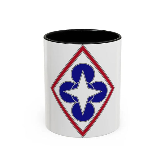 Combined Arms Support Command and Fort Lee (U.S. Army) Accent Coffee Mug 11oz Black - Go Mug Yourself