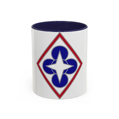 Combined Arms Support Command and Fort Lee (U.S. Army) Accent Coffee Mug 11oz Navy - Go Mug Yourself