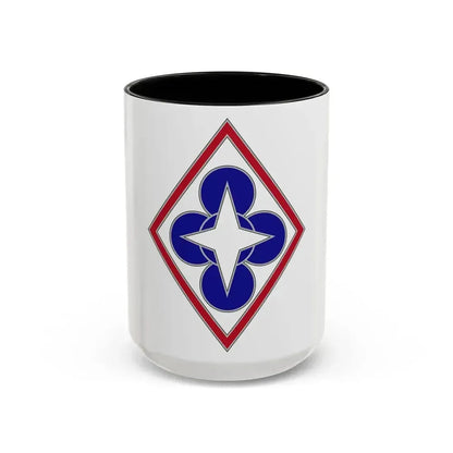 Combined Arms Support Command and Fort Lee (U.S. Army) Accent Coffee Mug 15oz Black - Go Mug Yourself