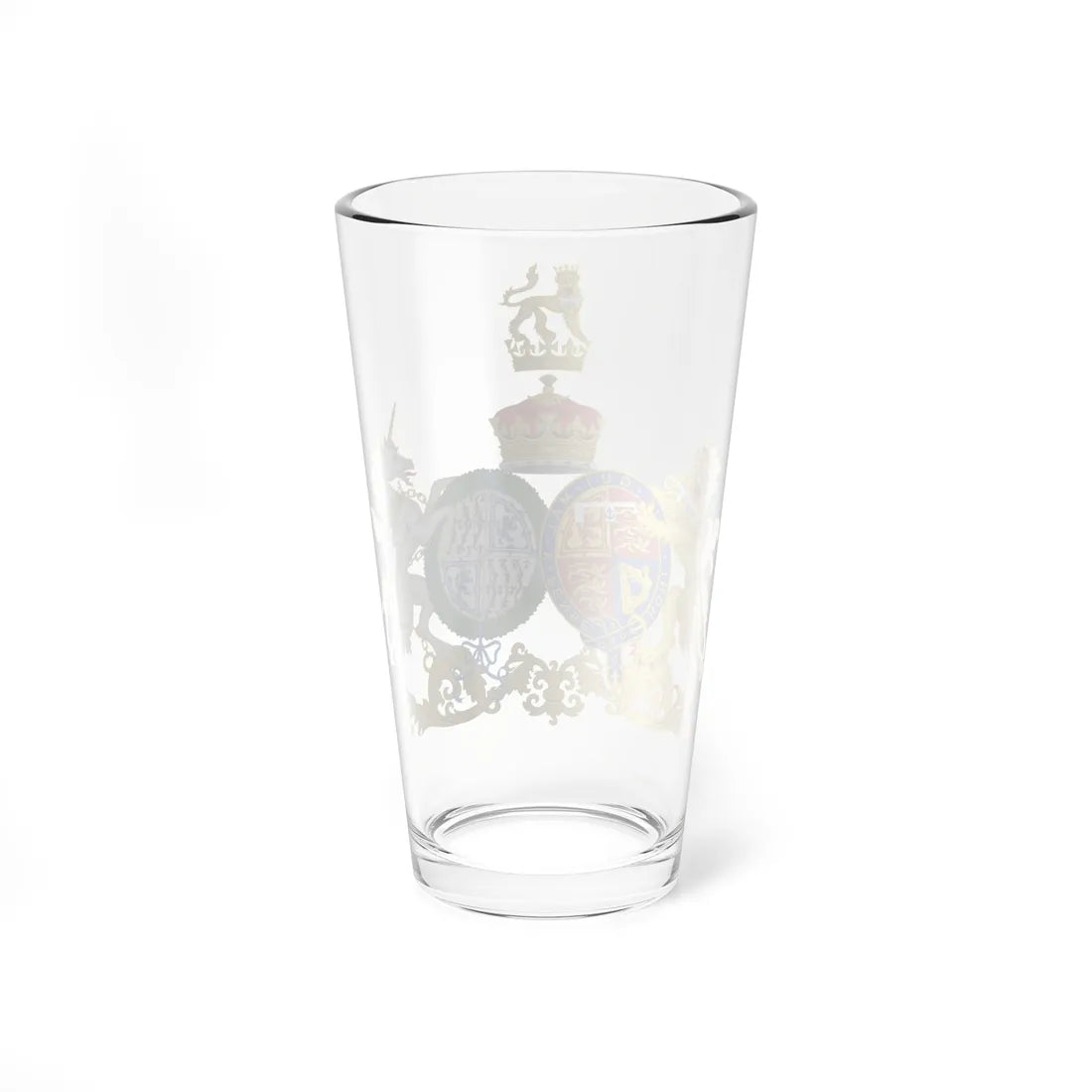 Combined Coat of Arms of Albert and Elizabeth the Duke and Duchess of York (United Kingdom) (Coat of Arms) Pint Glass 16oz - Go Mug Yourself