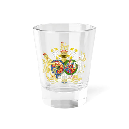 Combined Coat of Arms of Albert Edward and Alexandra the Prince and Princess of Wales (Denmark) (Coat of Arms) Shot Glass 1.5oz 1.5oz - Go Mug Yourself