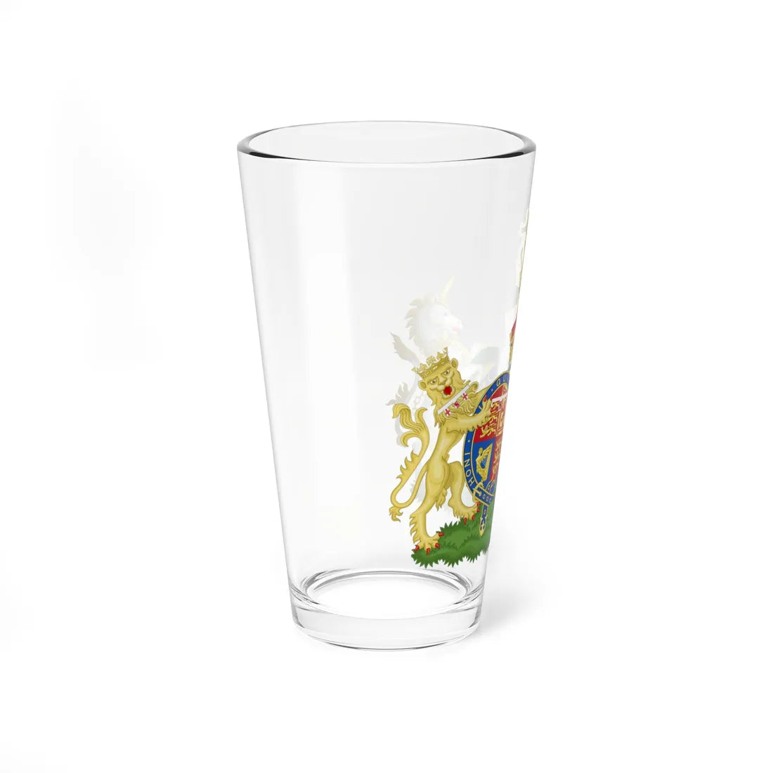 Combined Coat of Arms of Henry and Alice the Duke and Duchess of Gloucester (United Kingdom) (Coat of Arms) Pint Glass 16oz - Go Mug Yourself