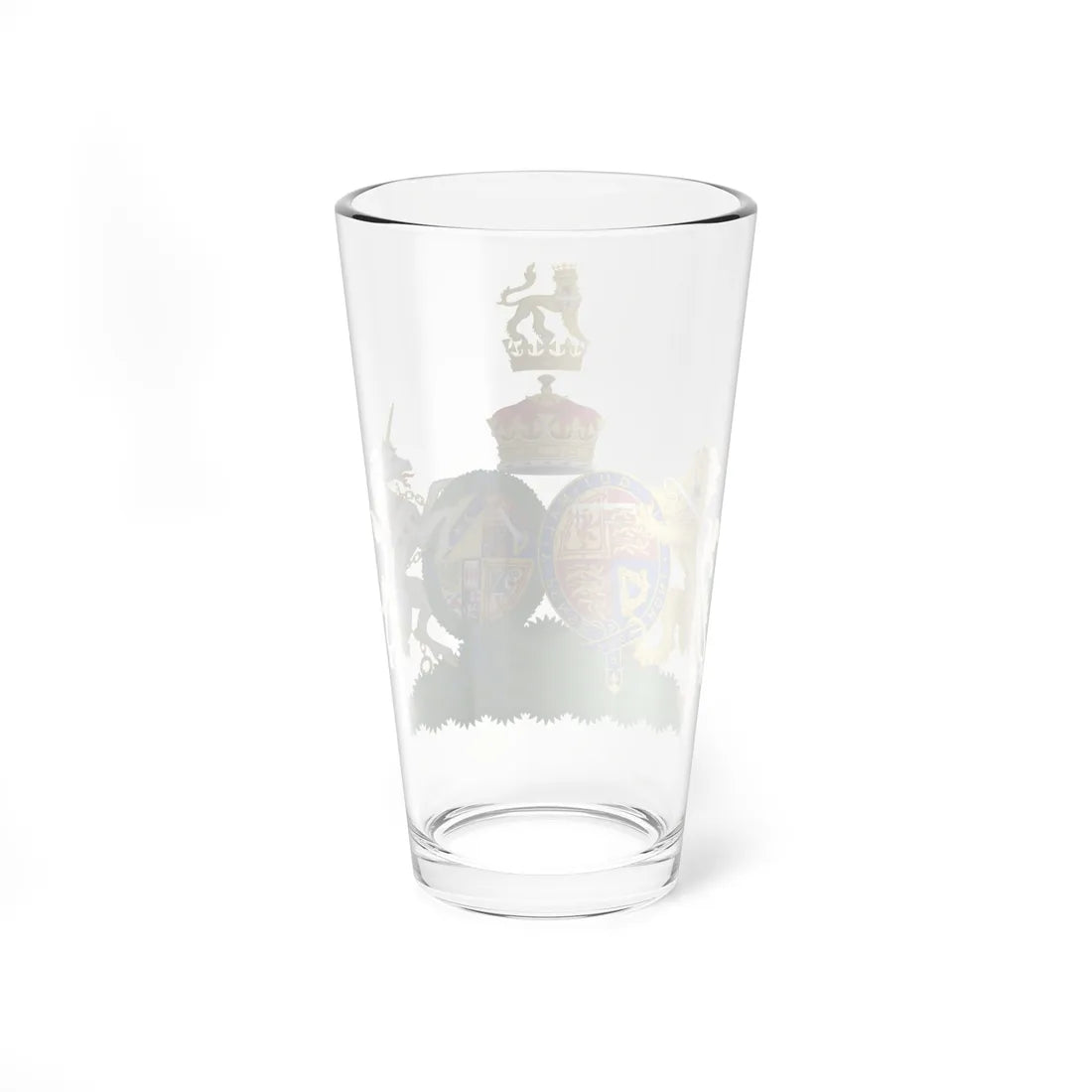 Combined Coat of Arms of Henry and Alice the Duke and Duchess of Gloucester (United Kingdom) (Coat of Arms) Pint Glass 16oz - Go Mug Yourself