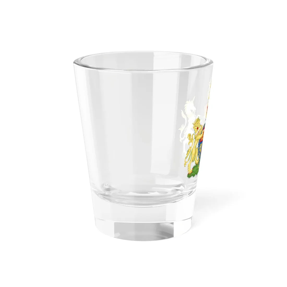 Combined Coat of Arms of Henry and Alice the Duke and Duchess of Gloucester (United Kingdom) (Coat of Arms) Shot Glass 1.5oz - Go Mug Yourself