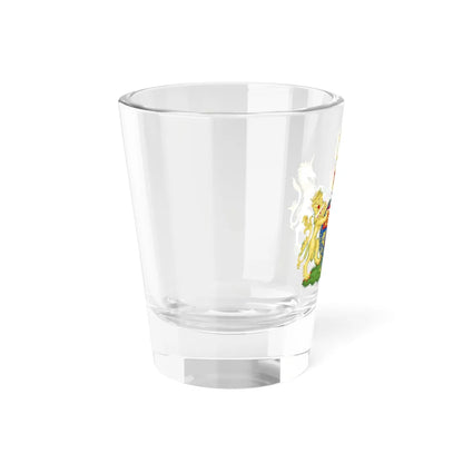 Combined Coat of Arms of Henry and Alice the Duke and Duchess of Gloucester (United Kingdom) (Coat of Arms) Shot Glass 1.5oz - Go Mug Yourself