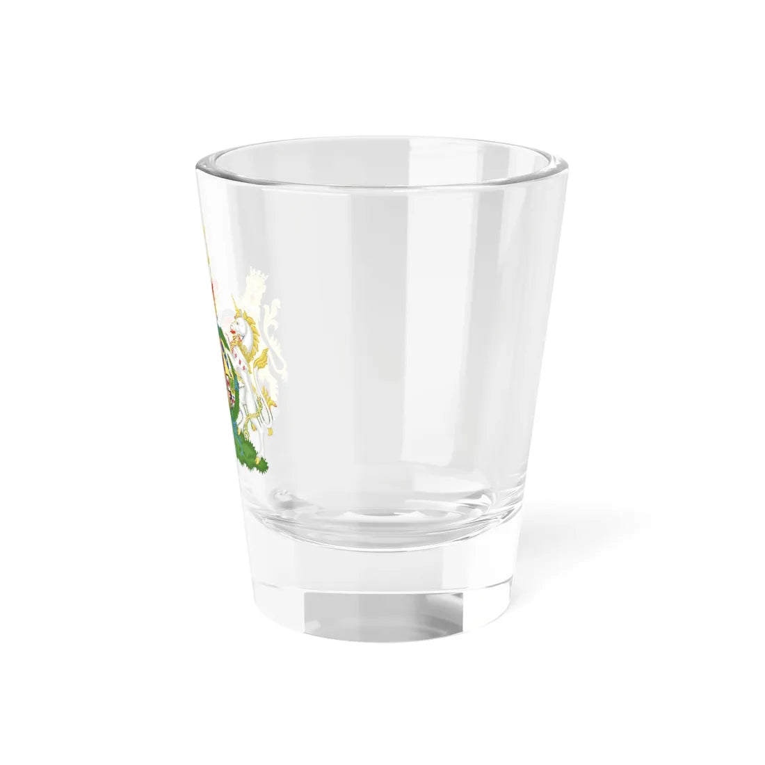 Combined Coat of Arms of Henry and Alice the Duke and Duchess of Gloucester (United Kingdom) (Coat of Arms) Shot Glass 1.5oz - Go Mug Yourself