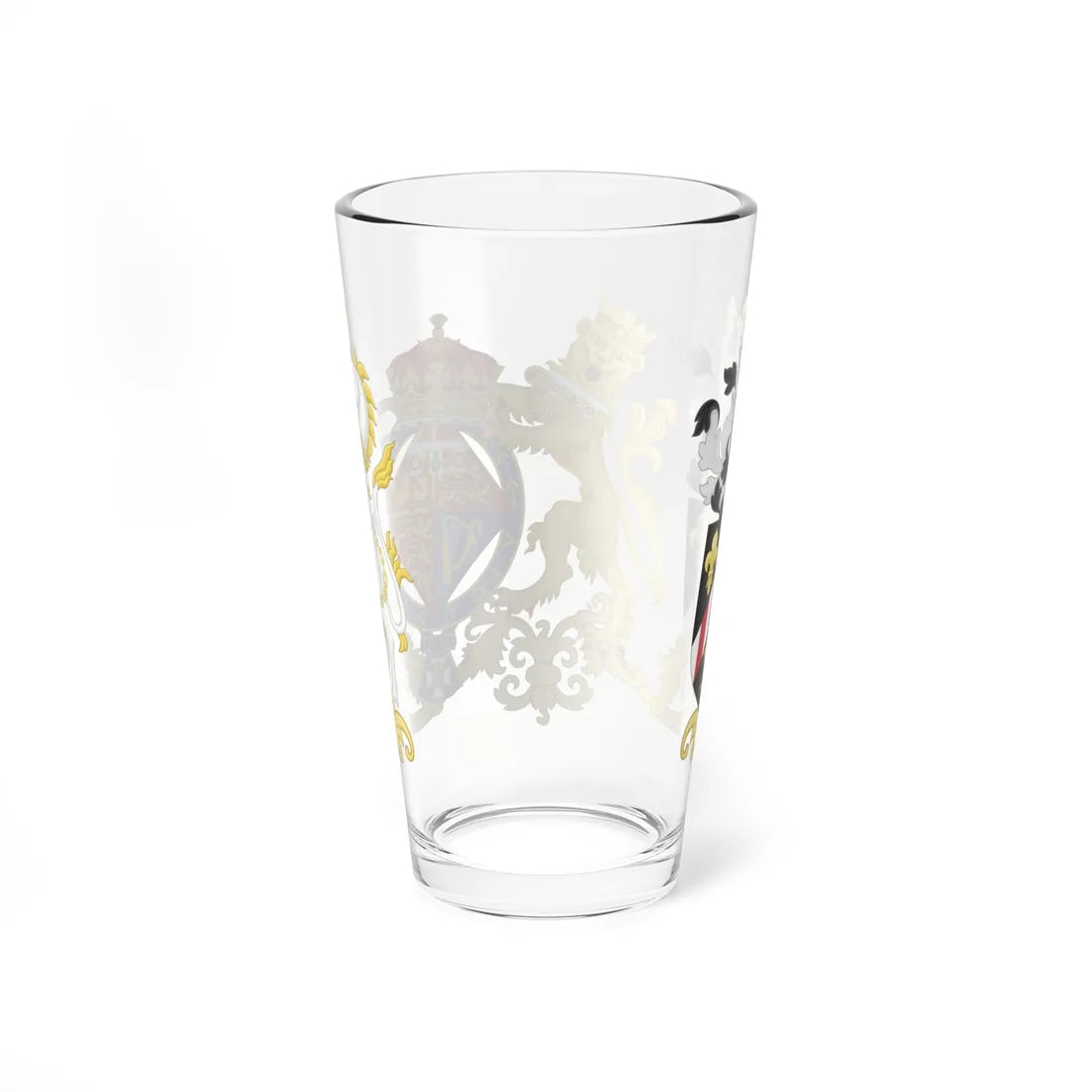Combined Coat of Arms of Princess Margaret and Antony Armstrong-Jones (United Kingdom) (Coat of Arms) Pint Glass 16oz - Go Mug Yourself