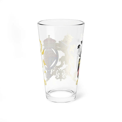 Combined Coat of Arms of Princess Margaret and Antony Armstrong-Jones (United Kingdom) (Coat of Arms) Pint Glass 16oz - Go Mug Yourself