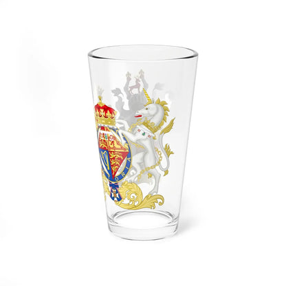 Combined Coat of Arms of Princess Margaret and Antony Armstrong-Jones (United Kingdom) (Coat of Arms) Pint Glass 16oz - Go Mug Yourself