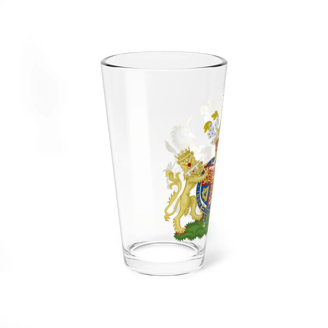Combined Coat of Arms of William and Catherine the Duke and Duchess of Cambridge (United Kingdom) (Coat of Arms) Pint Glass 16oz - Go Mug Yourself