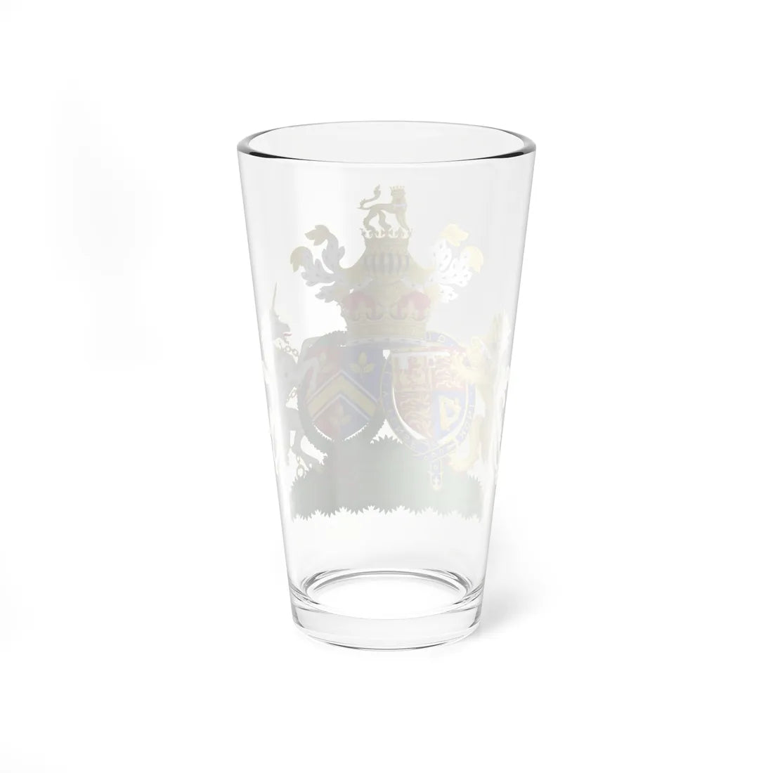 Combined Coat of Arms of William and Catherine the Duke and Duchess of Cambridge (United Kingdom) (Coat of Arms) Pint Glass 16oz - Go Mug Yourself