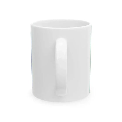 Combined flag of Scotland and Ireland rugby (Ireland) White Coffee Mug - Go Mug Yourself
