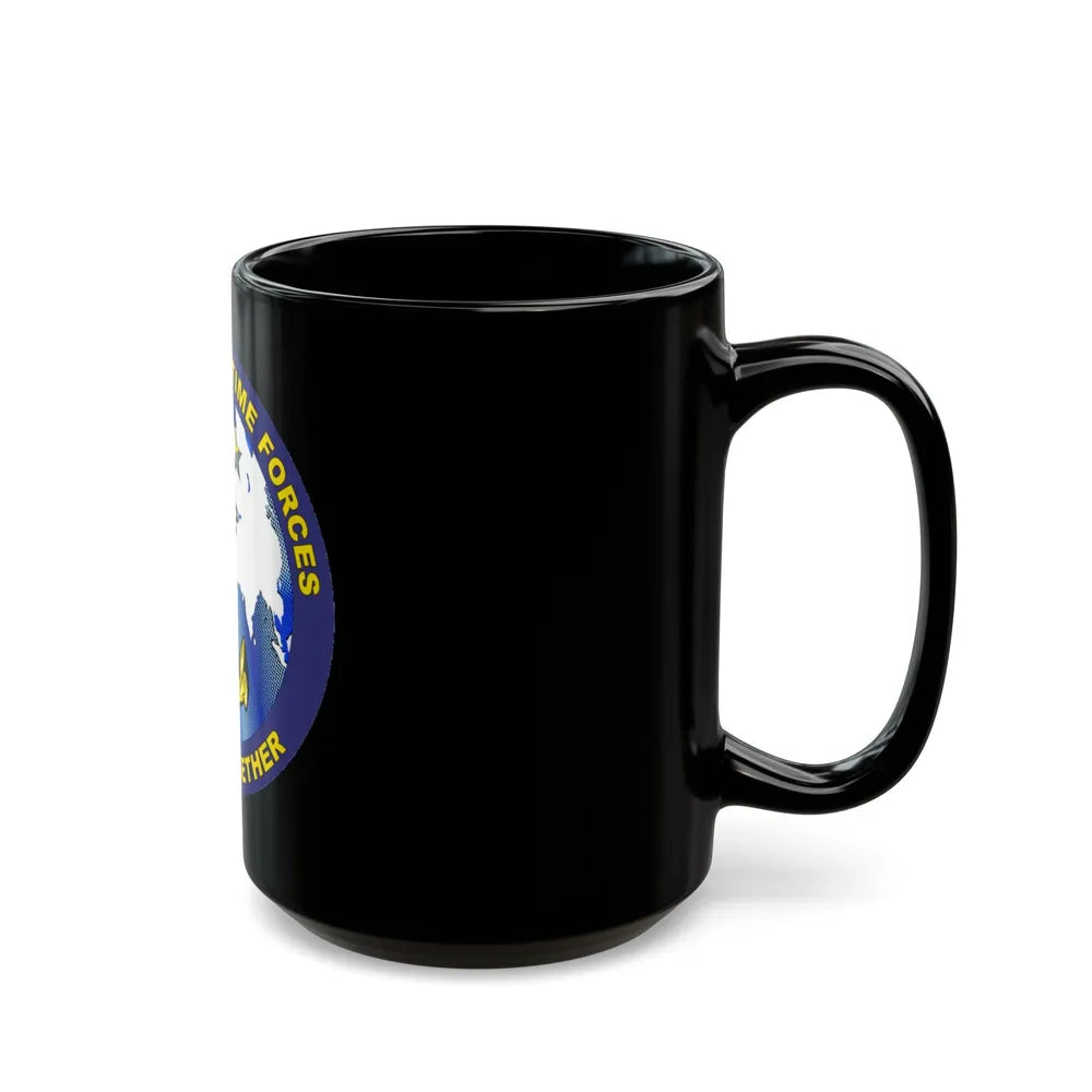 Combined Maritime Forces (U.S. Navy) Black Coffee Mug-Go Mug Yourself