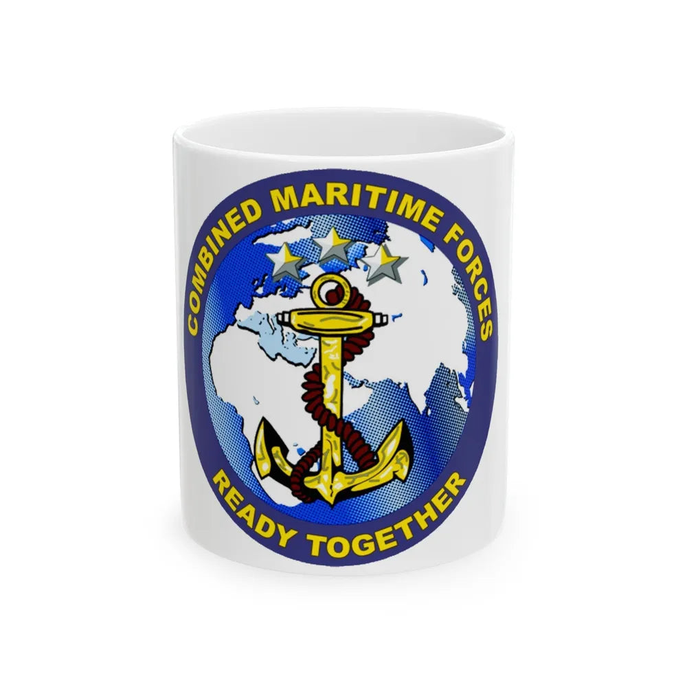 Combined Maritime Forces (U.S. Navy) White Coffee Mug-11oz-Go Mug Yourself