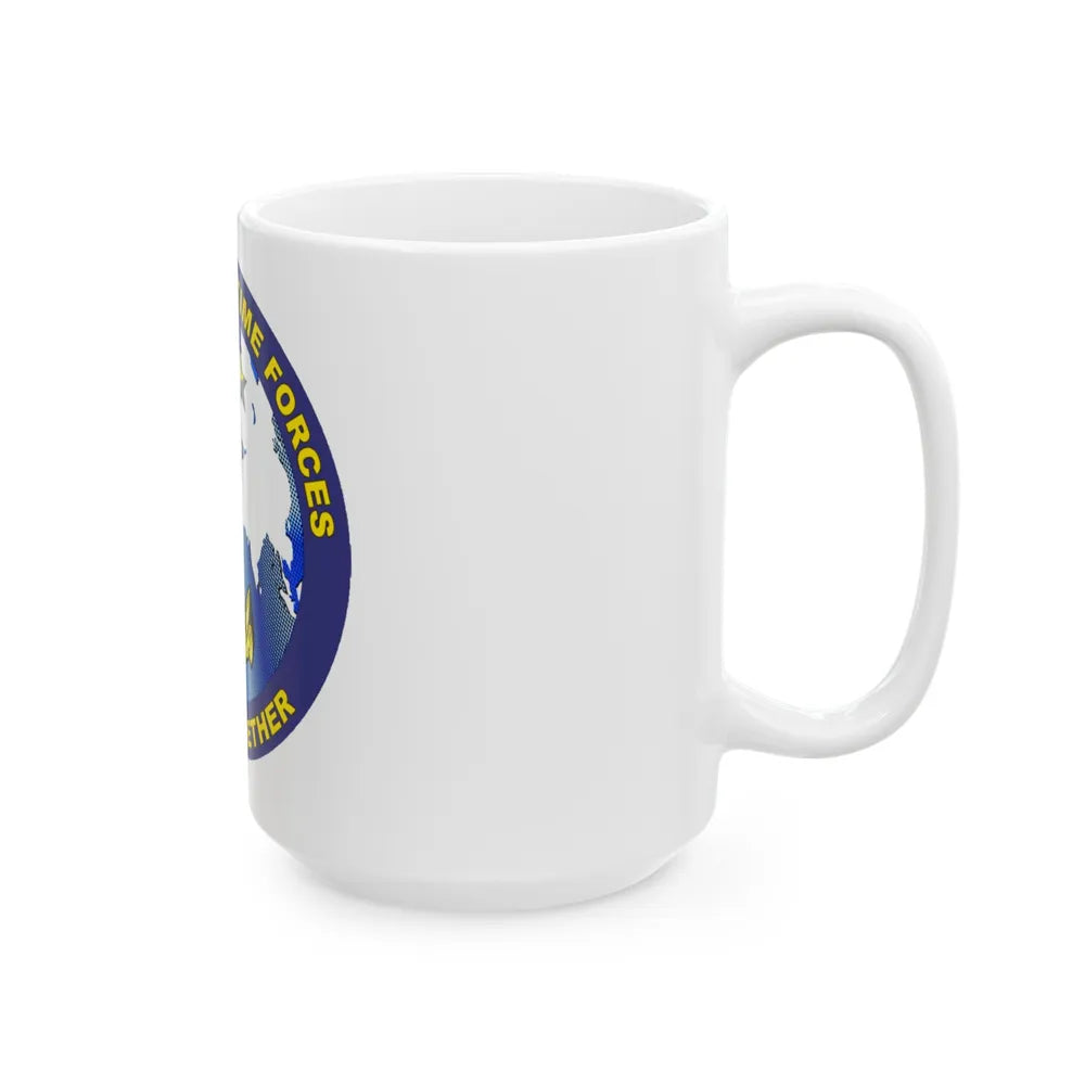 Combined Maritime Forces (U.S. Navy) White Coffee Mug-Go Mug Yourself