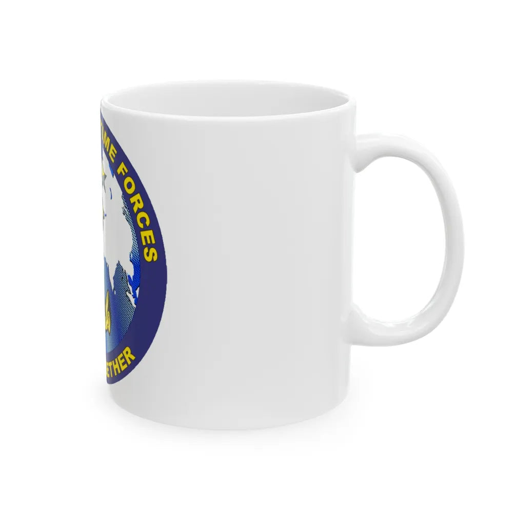 Combined Maritime Forces (U.S. Navy) White Coffee Mug-Go Mug Yourself