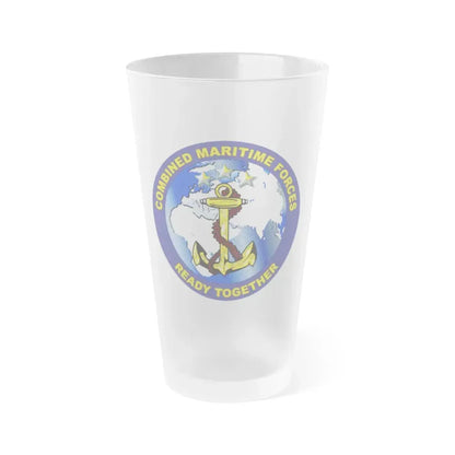 Combined Maritime Forces (U.S. Navy) Frosted Pint Glass 16oz Default Title - Go Mug Yourself