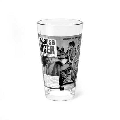 Come-Across Swinger, Complete Man, February 1967 - Pint Glass 16oz-16oz-Go Mug Yourself