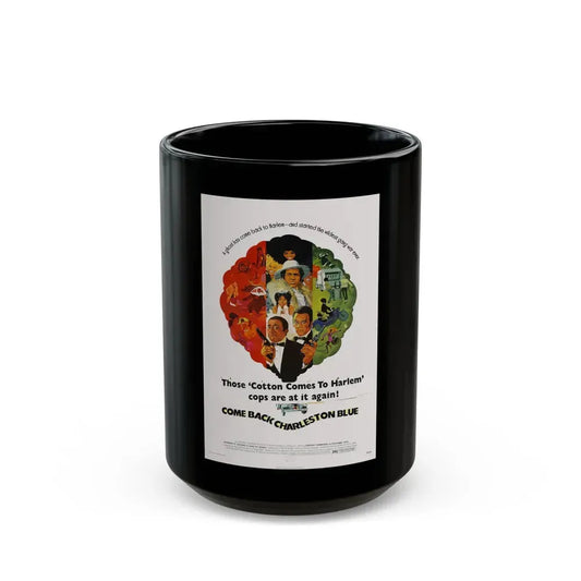 COME BACK, CHARLESTON BLUE 1972 Movie Poster - Black Coffee Mug 15oz - Go Mug Yourself