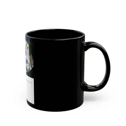 Come Be My Love (1), Saturday Evening Post, August 2, 1947 - Black Coffee Mug - Go Mug Yourself