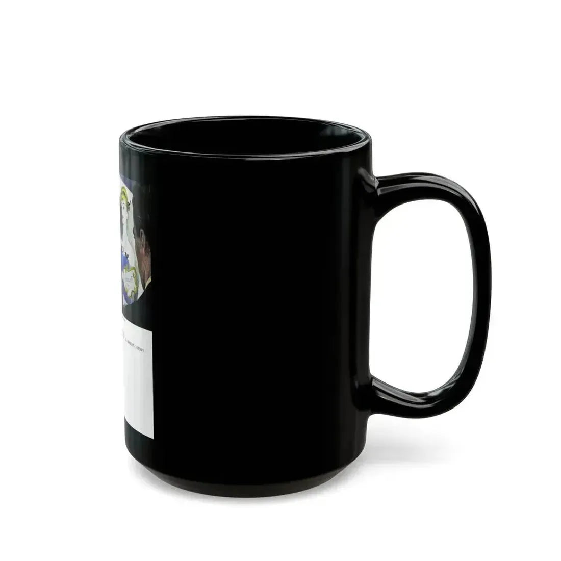 Come Be My Love (1), Saturday Evening Post, August 2, 1947 - Black Coffee Mug - Go Mug Yourself