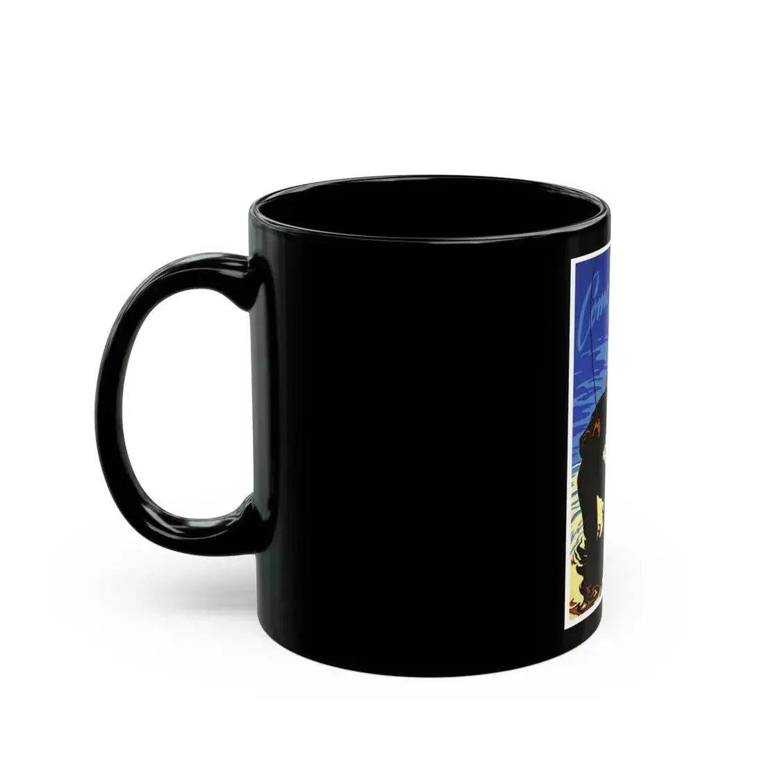 Come Fishing via the CP Travel System, 1939 - Black Coffee Mug - Go Mug Yourself