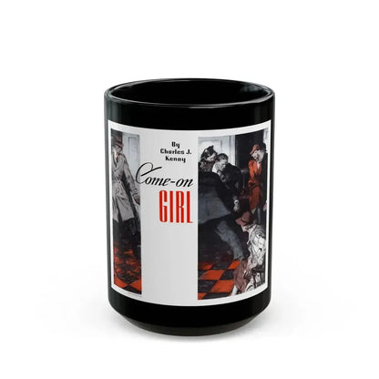 Come-on Girl, The American Magazine, June 1936 - Black Coffee Mug 15oz - Go Mug Yourself