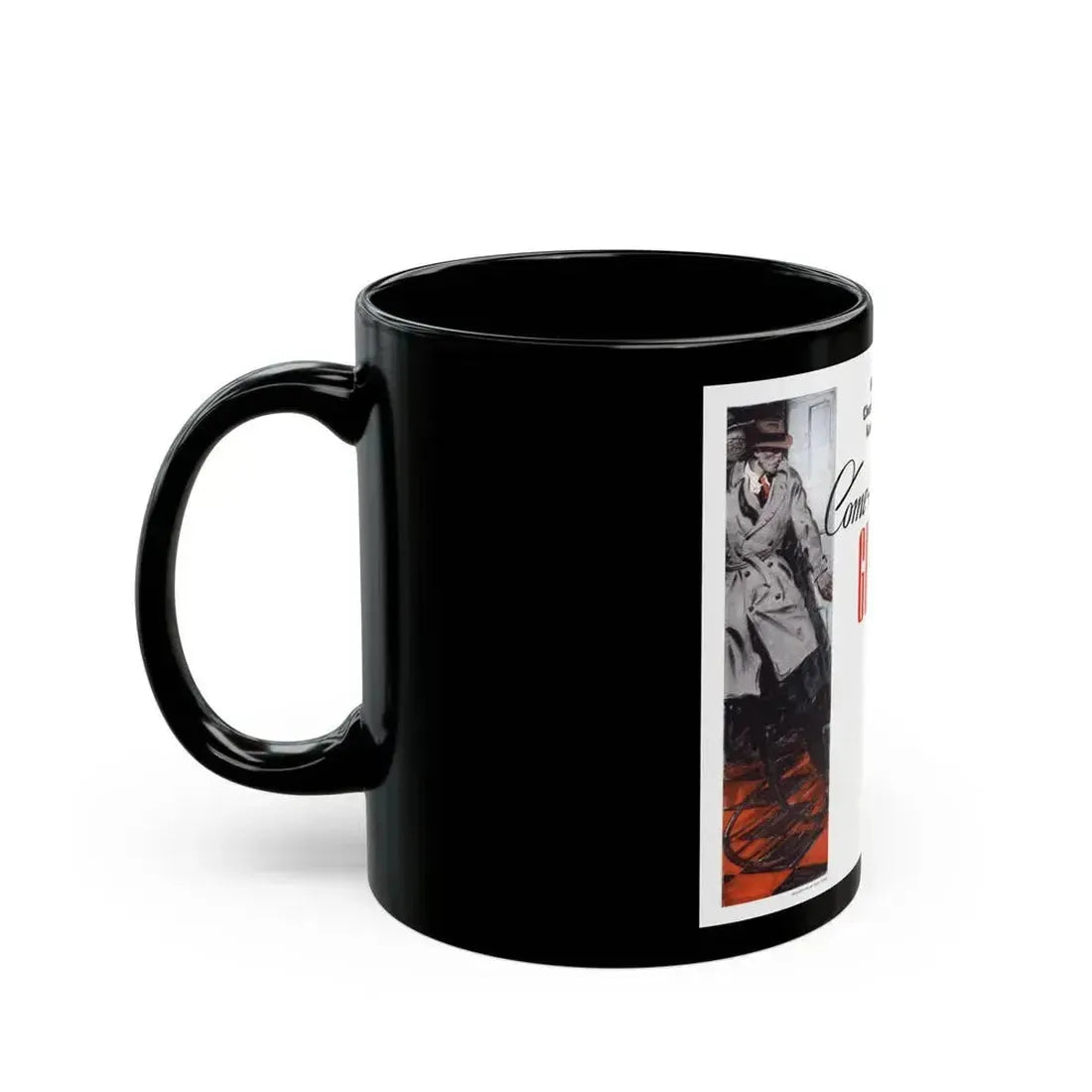 Come-on Girl, The American Magazine, June 1936 - Black Coffee Mug - Go Mug Yourself