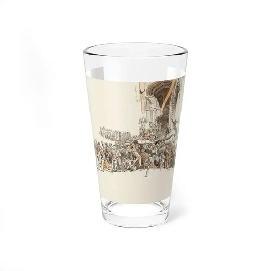 Comedian Sees the World, Part V  Holiday Trails Wind to an End, Woman's Home Companion, 1934 - Pint Glass 16oz 16oz - Go Mug Yourself