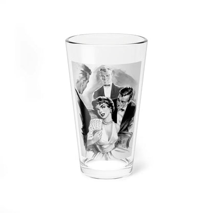 Comedienne, interior magazine illustration - Pint Glass 16oz-16oz-Go Mug Yourself