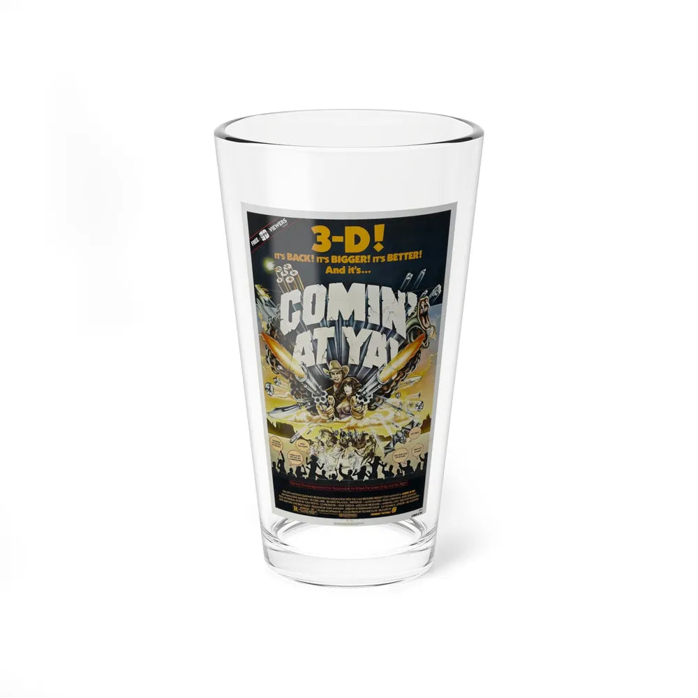 COMIN' AT YA! 1981 Movie Poster - Pint Glass 16oz-16oz-Go Mug Yourself