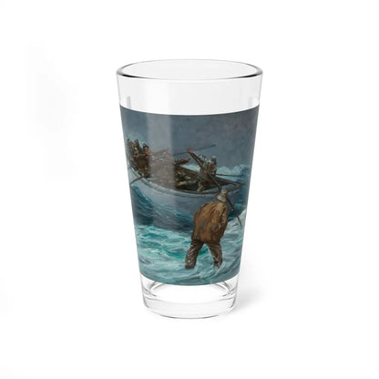 Coming Ashore, 1929 - Pint Glass 16oz-16oz-Go Mug Yourself