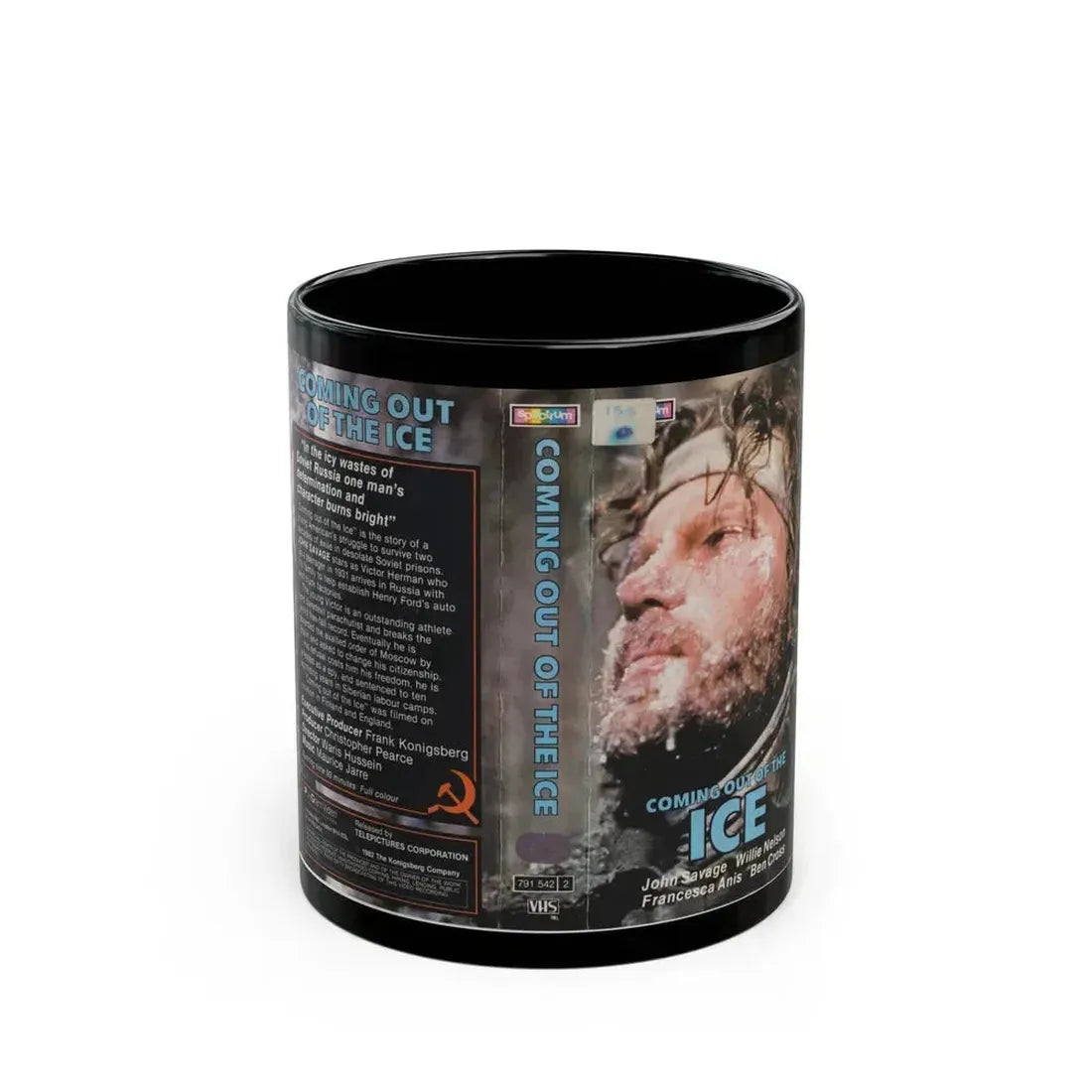 COMING OUT OF THE ICE (VHS COVER) - Black Coffee Mug 11oz - Go Mug Yourself