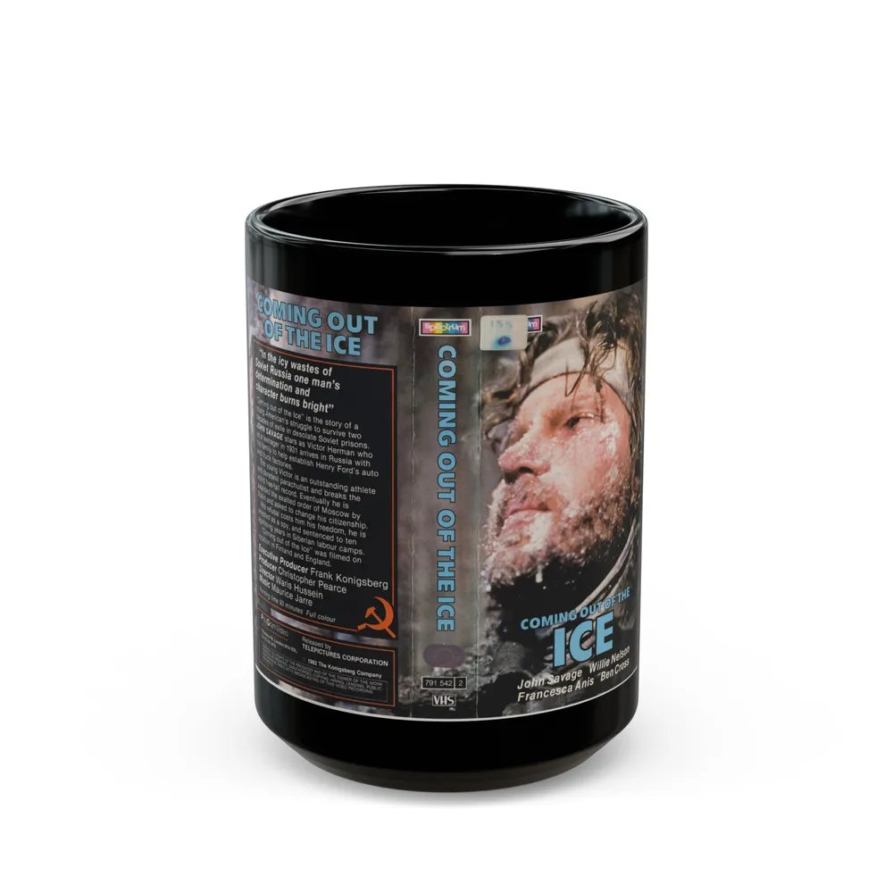 COMING OUT OF THE ICE (VHS COVER) - Black Coffee Mug-15oz-Go Mug Yourself