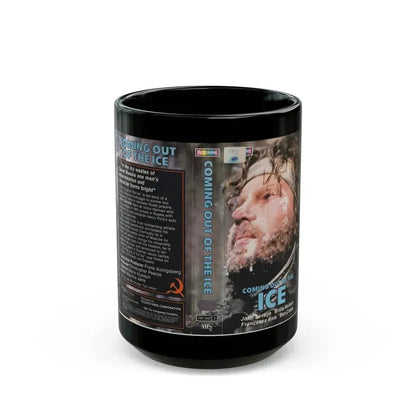 COMING OUT OF THE ICE (VHS COVER) - Black Coffee Mug 15oz - Go Mug Yourself