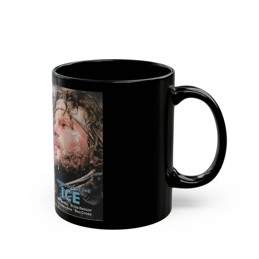 COMING OUT OF THE ICE (VHS COVER) - Black Coffee Mug-Go Mug Yourself